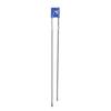 1*3*4 Diodo Emisor de Luz Azul Cabello Azul Brillante Piernas Cortas LED 134 Luz Azul Piernas Largas LED Cuadrado Enchufe en Lámpara Perlas