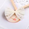 Joyería de Corea del Sur tela seersucker Pinza para el pelo con lazo de perlas Pinza para el pelo DIY para niños Banda para el pelo Tocado Accesorios de decoración para zapatos y sombreros