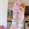 Creativo Dopamina Hecho a Mano DIY Mickey Lanyard de Cuentas para Teléfono Móvil Llavero Cadena para Teléfono Móvil Colgante Lindos Pequeños Regalos
