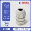 A NOSOTROS. Conector de cable de control de calle impermeable NPT3/4 pulgada G1/2 conector de cable de nailon pulgada Cabezal Glen
