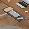 Tablero de Extensión para Escritorio Plegable Gadget para Escritorio de Oficina Expansión Lateral Alargamiento Ensanchamiento Brazo de Soporte Bandeja para Teclado