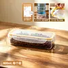BNBS Caja de almacenamiento sellada de grado alimenticio, recipiente para almacenamiento de granos en el hogar, almacenamiento en gabinete para productos secos y fideos, caja de conservación de alimentos