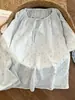 Grande EstoquePijama Doce e Fofo com Laço e Coelhinho para Mulheres, Novo Estilo Primavera/Outono, Blusa Solta de Manga Longa e Calça Longa, Roupa de Casa