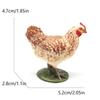 Fazenda de Simulação Fazendinha de Animais Pequenos de PVC Brinquedo de Aves Simulação Coelho Gato Gado Cavalo Ovelha Galinha Pato Ganso Cachorro Modelo