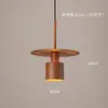 Candelabro de madera de nogal estilo vintage, creativo y único, adecuado para restaurantes, hoteles y barras, estilo industrial retro, nueva luminaria comercial, arte en hierro