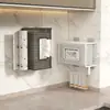 Suporte de Parede para Pessoas Preguiçosas, Filme Plástico, Pano de Cozinha, Rolo de Papel Toalha, Suporte de Papel Toalha, Prateleira de Armazenamento sem Furos, Caixa de Lenços