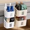 Cesta Colgante Pequeña de Cocina Estante de Baño Colgable Colgante de Pared para Inodoro de Plástico Artefacto Cesta de Almacenamiento de Jengibre Ajo