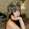 Gorro holgado de nicho vintage de estilo callejero americano para mujer, turbante fino y transpirable para verano que adelgaza la cara, gorro frío moderno y genial para chica picante