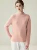 Nuevo Modelo 2026 Suéter 100% Cachemira Pura para Mujer, Suéter de Punto de Cuello Semi Alto, Capa Base Otoño e Invierno, Manga Larga de Cachemira