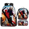 Liberación Rápida Transfronteriza Spider-Man Spider-Man Mochila Escolar Estudiante Niños Bolsa Escolar Periférica Bolso Escolar de Hombro Juego de Tres Piezas