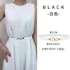Cinturón Delgado de Perlas para Mujer con Falda, Vestido Camisa Decorativo Simple y Versátil, Cinturón de Cintura, Accesorios de Cadena para Cintura de Suéter