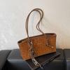 Bolsa Grande com Estampa de Leopardo para Mulheres 2026 Nova Outono e Inverno Versátil Bolsa de Ombro Elegante Bolsa de Mão Tote