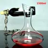 Vendas Diretas da Fábrica idlita decantador de vinho separador de vinho 1500ML decantador de cristal oblíquo requintado