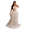 X6223 Transfronterizo Aliexpress Amazon Moda Europea y Americana para Mujer Malla de Color Sólido sin Mangas Vestido Largo
