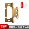 Bisagra de acero inoxidable 304, bisagra sin ranuras, bisagra de 4 pulgadas y 5 pulgadas, bisagra plana abierta para puerta de madera, bisagra negra