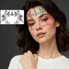 Plantilla Transfronteriza de Pintura Facial para Niños para Dibujar Mariposas en la Cara y los Ojos, Plantilla DIY de Maquillaje Escénico