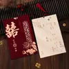 Convites 2025 Novo Estilo Chinês com Estampagem a Quente, Convites de Casamento, Convites de Casamento, Convites de Noivado Personalizados de Alto Padrão em Estilo Chinês