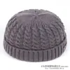 Chapéus de Outono e Inverno Transfronteiriços, Gorros de Tricô, Chapéus Estilo Coreano Pele de Melão, Chapéus de Lã da Moda, Chapéus Yuppie, Chapéus de Inverno Hip-Hop Proprietário para o Frio