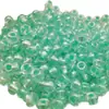 Cuentas de Semilla Preciosa Importadas de Chequia, 4 mm, Núcleo Teñido Perlado de Unicornio para Pulseras, Collares y Accesorios de Joyería Hechos a Mano