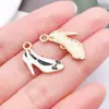 Accesorios de Joyería Vintage DIY Transfronterizos, Dijes Estampados Esmaltados para Bolsos, Pendientes Creativos, Collares, Colgantes para Llaves