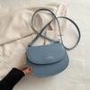 Bolso bandolera de hombro para mujer, estilo coreano, color sólido, nuevo, sencillo, a la moda, color caramelo, informal, 2024