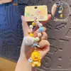 Baimao Serie Auténtica Dragón de Leche Llavero Colgante Lindo con Cuentas Cadena para Teléfono de Pareja Linda Decoración para Mochila Regalo