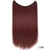 Peruca de comércio exterior europeia e americana linha de pesca feminina cortina de cabelo longo cabelo liso natural sem costura fabricantes de adesivo de cabelo manchar peruca de fibra química
