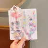 Caja de regalo de joyería para niños, juego de joyas para el cabello de niña pequeña, regalo de cumpleaños, collar de princesa, pendientes, caja portátil al por mayor