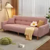 Sofá de cuero resistente a los arañazos de gato para salas de estar pequeñas, multifuncional, plegable, adecuado para apartamentos de alquiler, diseño simple