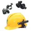 Clip para Luz Lateral de Casco de Bomberos y Rescate Montado en Riel Soporte para Linterna Lateral de Sombrero Clip Sujeta Luces de Enganche