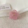 Pinza Pequeña de Garra para Mujer, Versátil de Alta Gama Estilo Nuevo, Para Cabello Fino, Pinza de Tiburón, Exquisita Flor para Recogido Parcial Accesorios para el Cabello