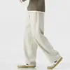 Pantalones casuales holgados rectos negros para hombre, tendencia otoño e invierno 2026, nuevos pantalones deportivos transpirables estilo americano para hombre