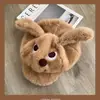 Gorra de Béisbol Invierno 2025 Perrito Enojado para Mujer, Felpa, Cálida, Cortavientos, Gorra Versátil de Pico de Pato, Sombrero Perrito Enojado