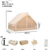 12 metros quadrados 210D barraca inflável ao ar livre portátil grátis camping camping proteção solar piquenique camping espessado