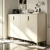 Zapatero de entrada color crema para alquiler, nuevo modelo 2026, zapatero de pared para pasillo para prevención de polvo