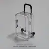 ¡Maleta de Carrito Ultra Pequeña Retráctil! ¡Las ruedas se pueden mover! Caja Transparente Mini para Joyería Accesorios de Muñeca Lindos Venta al por Mayor