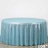 Toalha de Mesa Lantejoula Transfronteiriça Aniversário Casamento Hotel Toalha de Mesa Lantejoula Simples Redonda Venda por Atacado Versão Completa Decoração Lantejoula