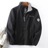 [8789] Chaqueta de forro polar de invierno para hombre, resistente al frío de Noruega, cálida, engrosada, con cuello alto, forro polar