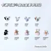 Accesorios de Aleación con Orejas de Conejo para Uñas, Lazo, Chica Conejo, Perla, Aleación, Decoraciones 3D para Uñas