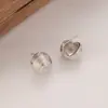 Nuevos Pendientes de Flor Hueca Fresca para Mujer, Pendientes Espirales de Gama Alta de Nicho, Elegantes Pendientes Versátiles de Flor Pequeña