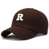 Gorra de Béisbol para Hombre para Primavera y Otoño, Estilo Coreano con Letras, Circunferencia de Cabeza Grande, Visera Rígida, Protección Solar de Otoño, Sombrilla, Gorra Pico de Pato, Gorra de Béisbol con Letras