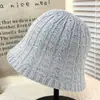 Nuevo Gorro de Punto Retro Japonés para Mujer, Gorro de Punto con Visera para Primavera y Verano, Gorro de Pescador Ajustado de Color Sólido, Tendencia