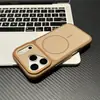 Funda magnética para teléfono con sensación de piel Phantom Skin Ring Fino para iPhone 18 Pro Max, apta para Apple 17, cubierta protectora creativa