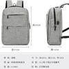 Mochila escolar transfronteriza para estudiantes, de tres piezas, de gran capacidad, para viajes diarios, para ordenador, para hombre, informal