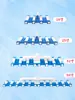 Cabezal de Aspiración para Piscina Azul 16 pulgadas 25 pulgadas Pesado y Engrosado Cabezal de Aspiración para Piscina Máquina de Aspiración para Piscina Cabezal de Escalada Otros