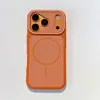 Adecuado para Funda de Teléfono Magnética de Doble Color para Apple 18Promax Funda Protectora Mate de Gama Alta para Iphone17 Funda Protectora Transfronteriza 16