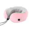 Almohada en forma de U regalos transfronterizos fuertes material grado A de Amazon motor bidireccional masaje con calefacción amasado almohada de masaje en forma de U