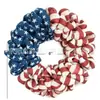 Guirlanda Americana do Dia da Independência Transfronteiriça Decoração de Casa para o Dia Nacional Adereços para Layout de Cena de Feriado Atacado