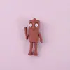Nuevo Llavero Ai Montaña y Mar Extranjeros Colgante Clásico Divertido Abstracto Hombre Palo de Madera Llavero Puesto Callejero Regalo Pequeño Venta al por Mayor