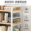 Estante de cocina de pie para uso doméstico, estante multicapa para horno microondas, estante de almacenamiento de canasta de verduras multifuncional, estante de almacenamiento para espacios estrechos